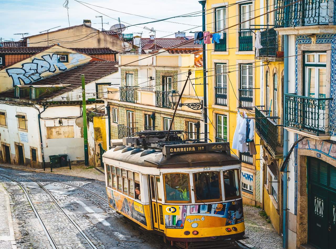 Tranvia 28 Lisboa Portugal