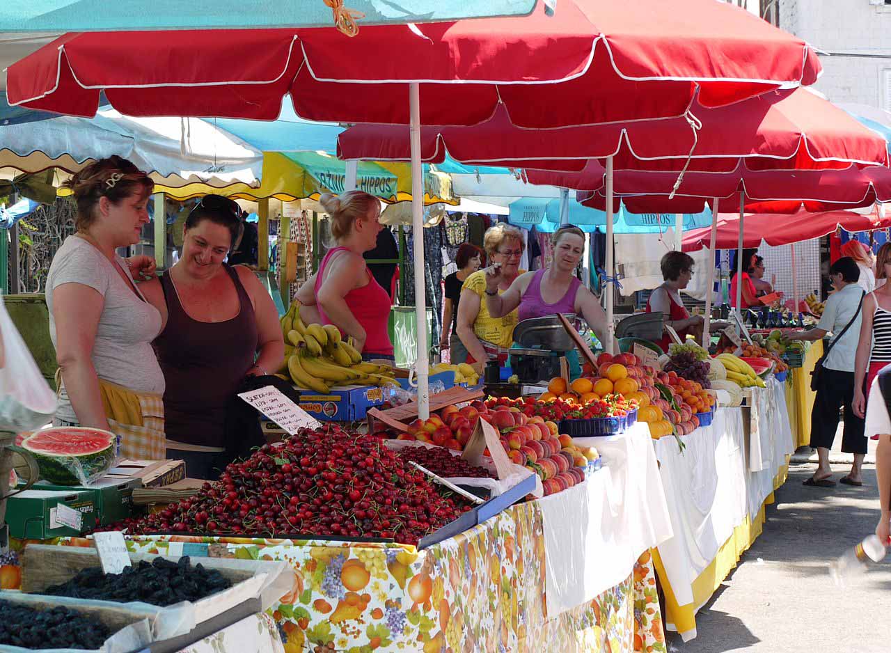 Mercado Pazar Split, el Green Market