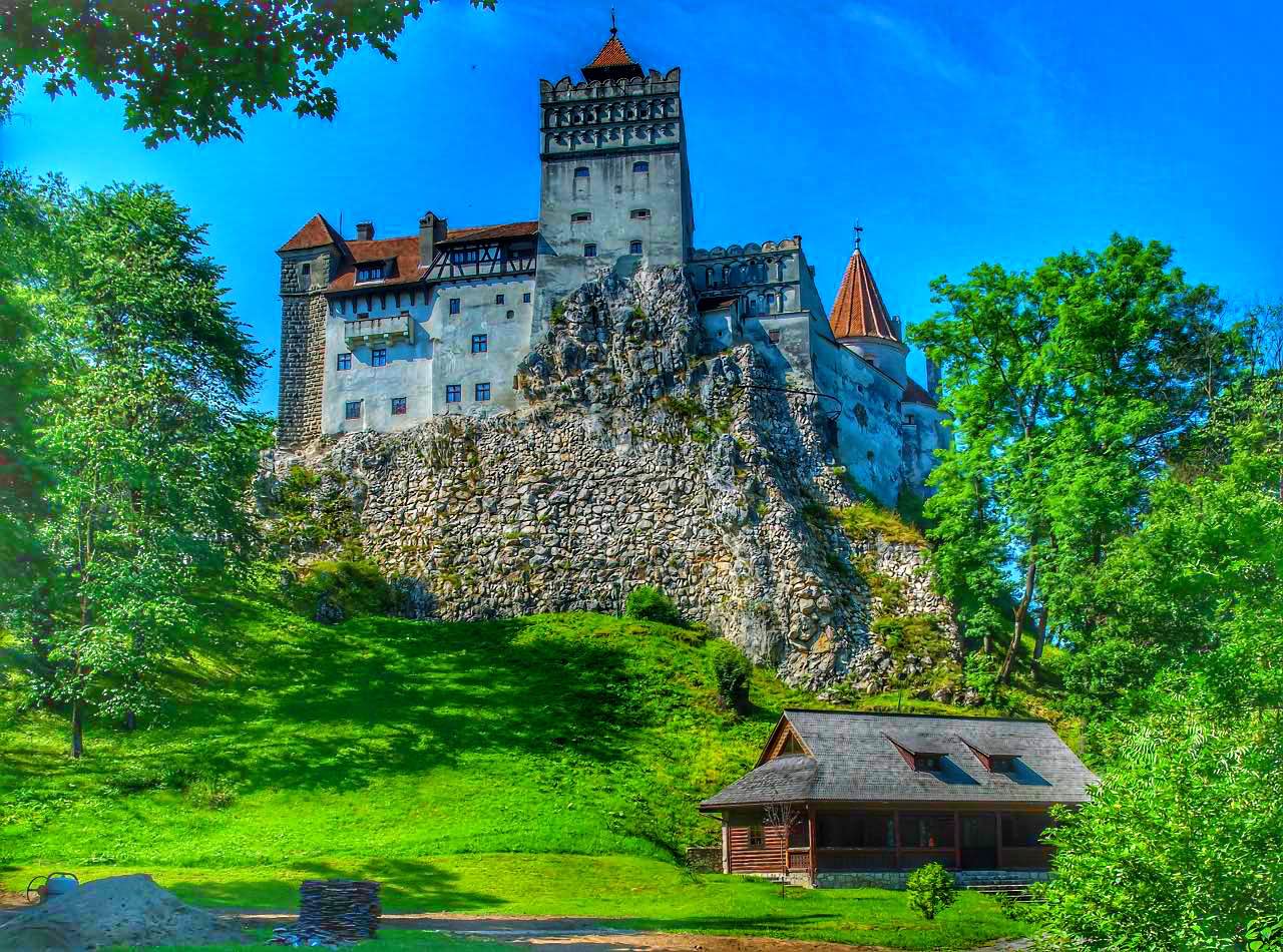 Castillo de Bran de Dracula en Transilvania