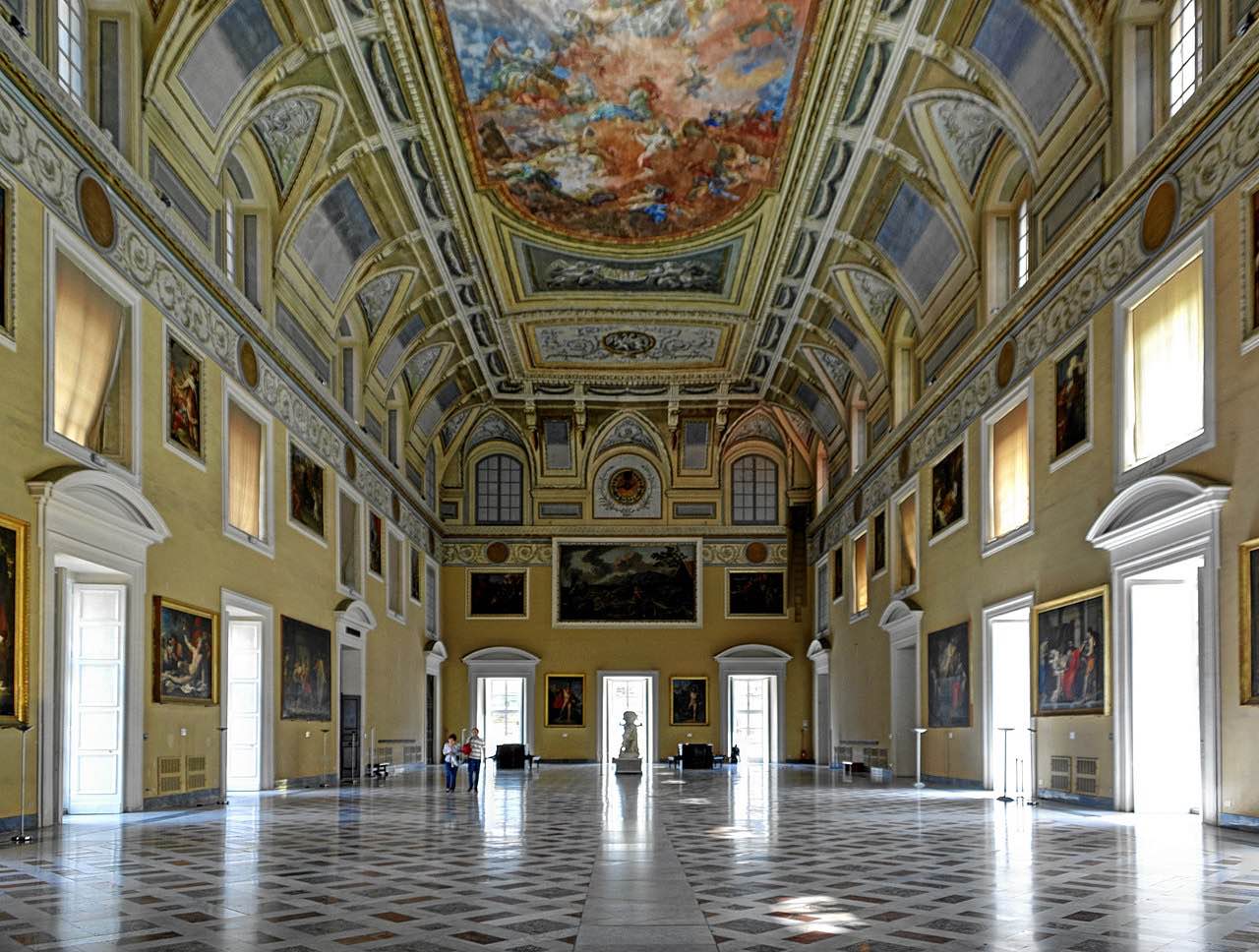 Salone della Meridiana en Museo Arqueologico de Napoles