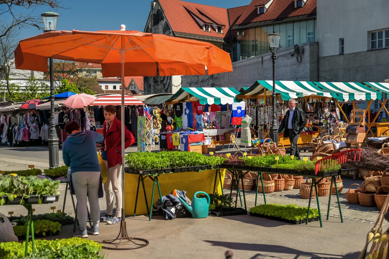 Mercados de Liubliana - El mercado Central