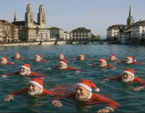 Papa Noel Nadar en Zurich